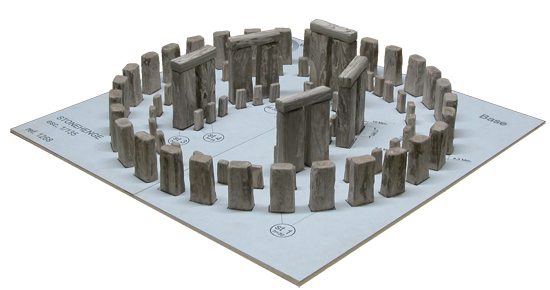 Stonehenge maqueta