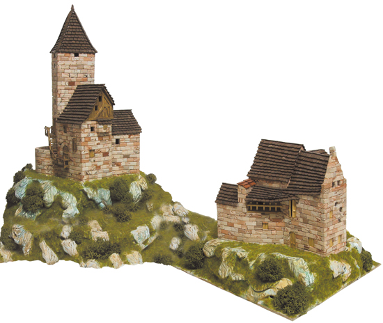 HO Rural refuges diorama construction kit