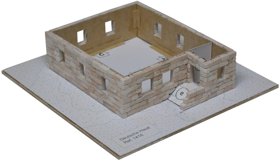 Casa alemana Montaje de maqueta
