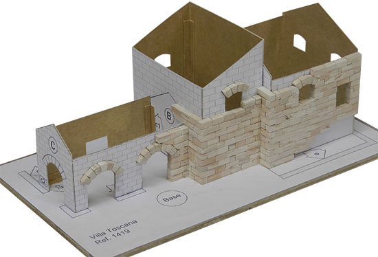 Villa Toscana Montaje maqueta