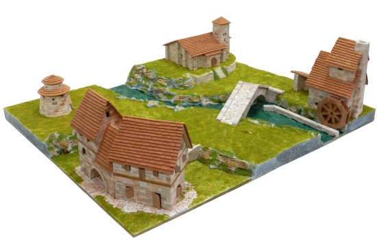 Maqueta del Conjunto rural 