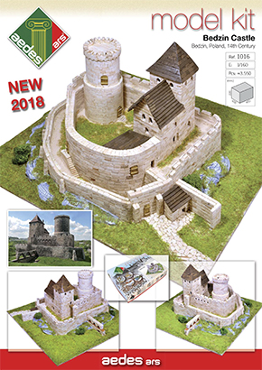 Bedzin castle model kit 