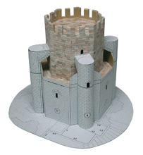 Modelo de coche modelo kit kit construcción Aedes Ars Castle Burg Falkenstein modelos I 