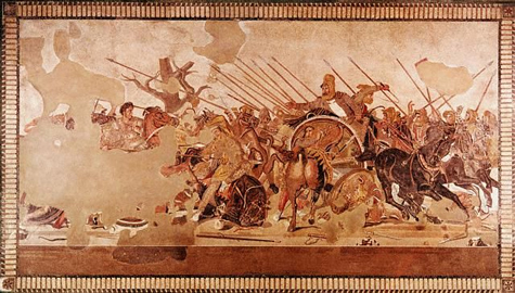 Alexander the great mosaic